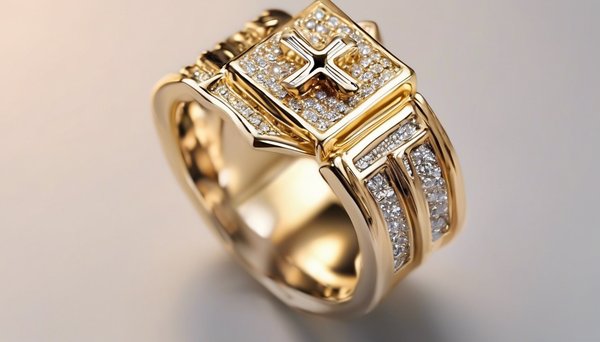 Timeless gold cross rings for women: elegance awaits